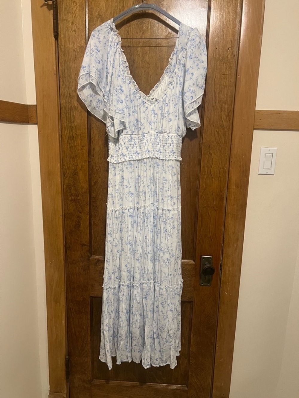 Arula Dallis Blue Floral Maxi Dress - Picture 2 of 4